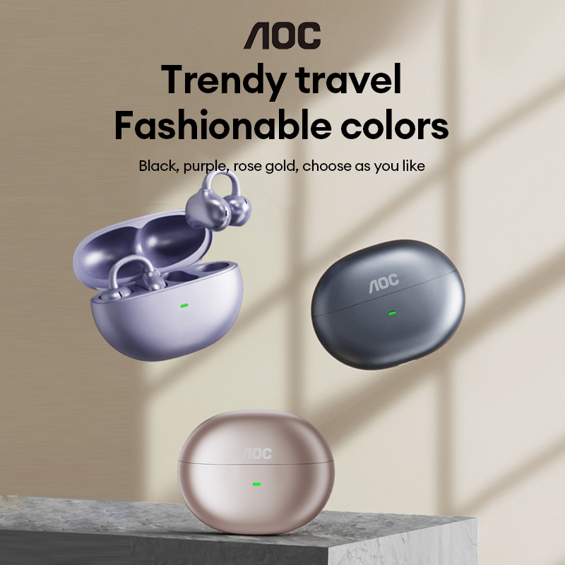 Headphones - AOC ACD2544 Kabellose Bluetooth-Ohrbügel-Kopfhörer Open-Ear-Kopfhörer Surround-Stereo-Sound