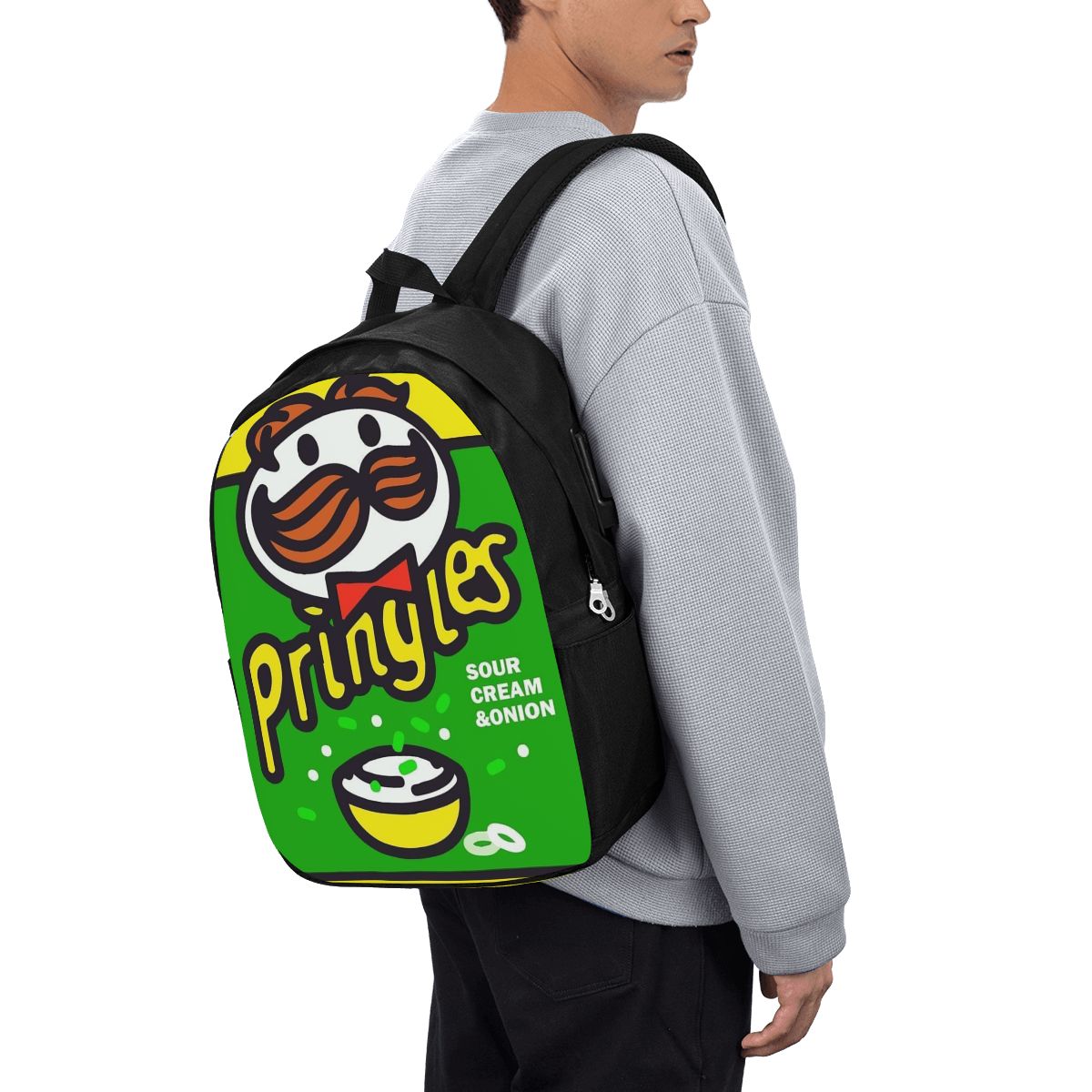 Laptops - Potato Crisps Chips Pringles Print Rucksack