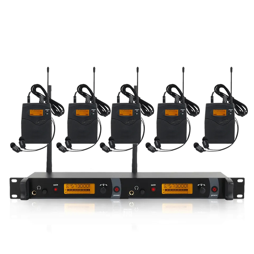 In Ear Monitors For Singers - Meistverkauftes Kabelloses In-Ear-Monitor-Kopfhörersystem mit 5 Bodypacks