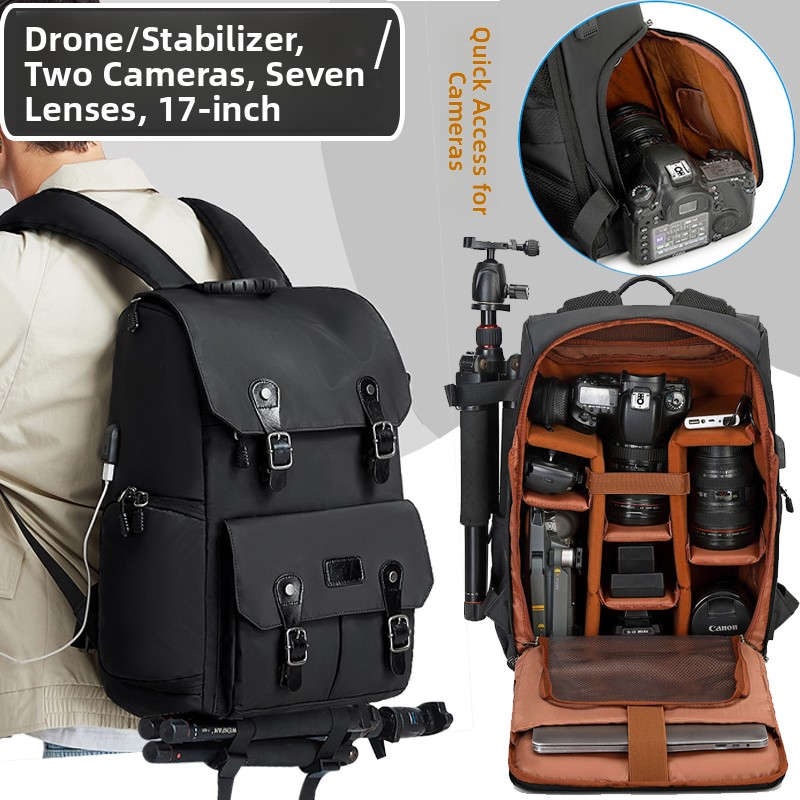 Drones - Professionelle DSLR-Kameratasche Rucksack mit Großer Kapazität