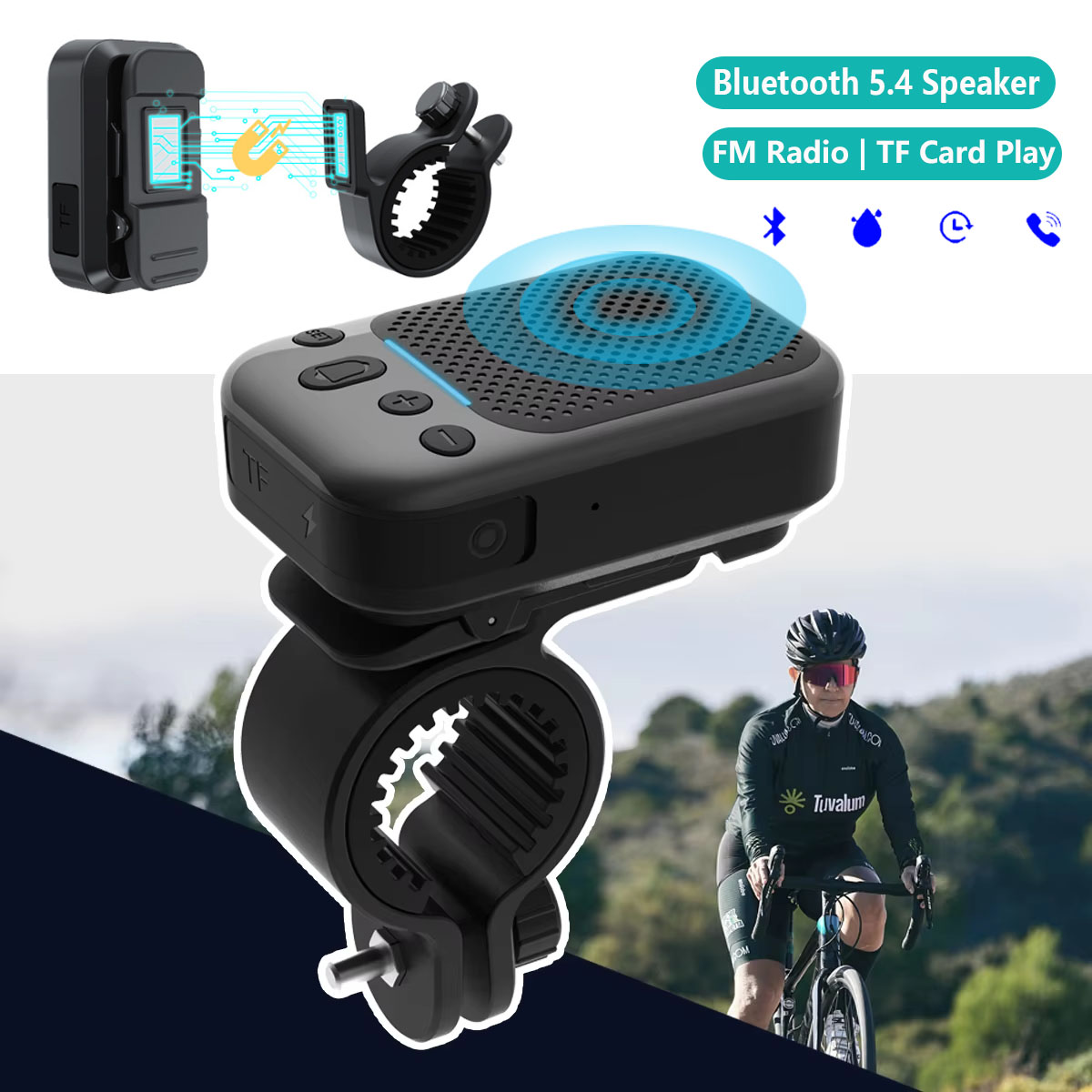 Portable Bluetooth Speaker Waterproof Ipx7 - Mini Fahrrad Drahtlose Lautsprecher Bluetooth 5,4
