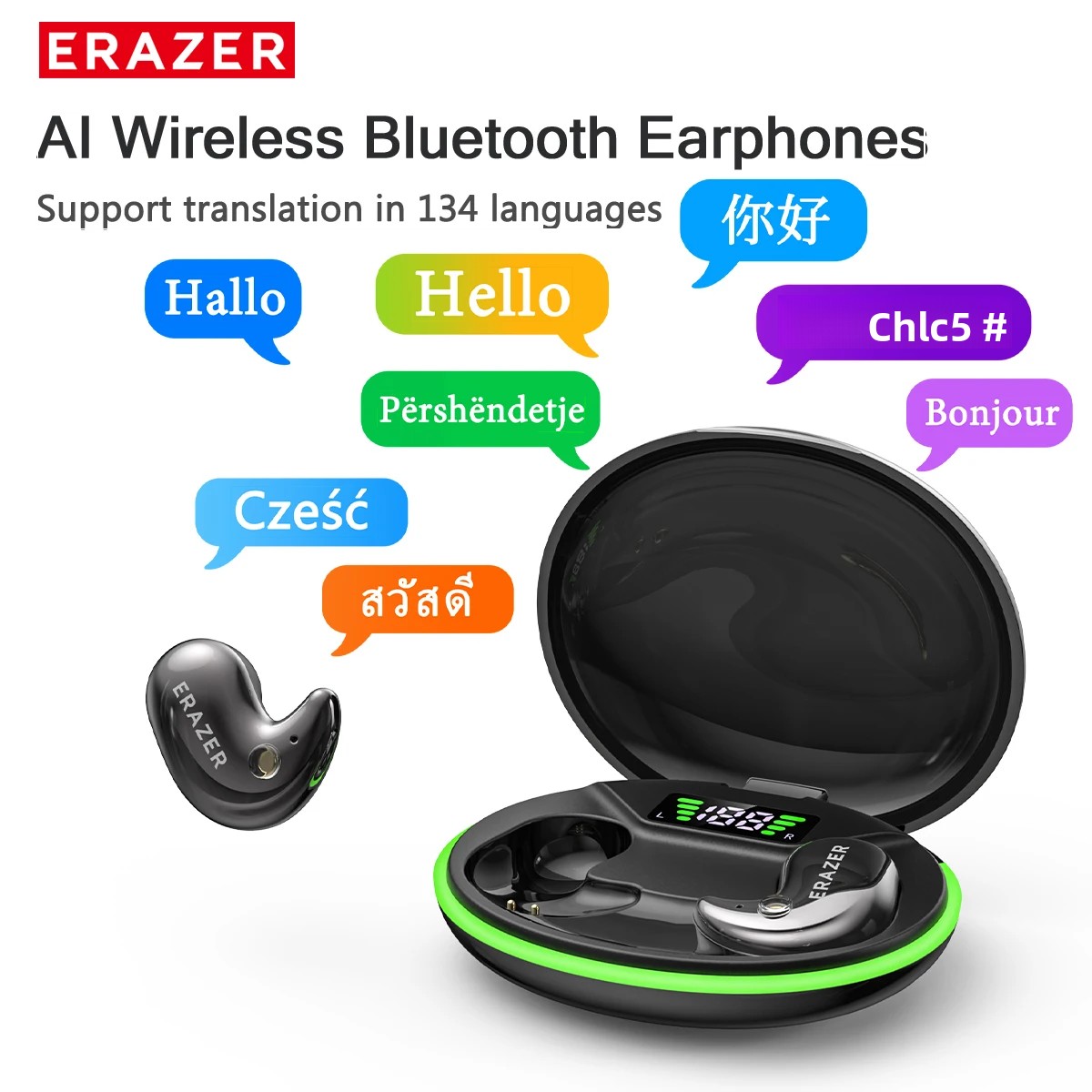 Type C Wired Earphones With Mic - EARZER XF58 In-Ear Bluetooth-Kopfhörer mit Mikrofon,