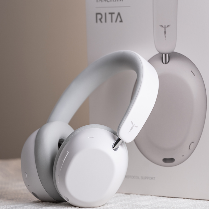 Anc Wireless Over Ear Headphones - TANCHJIM RITA HiFi-Bluetooth-Headset, kabellos/kabelgebunden, LDAC ANC・ENC,