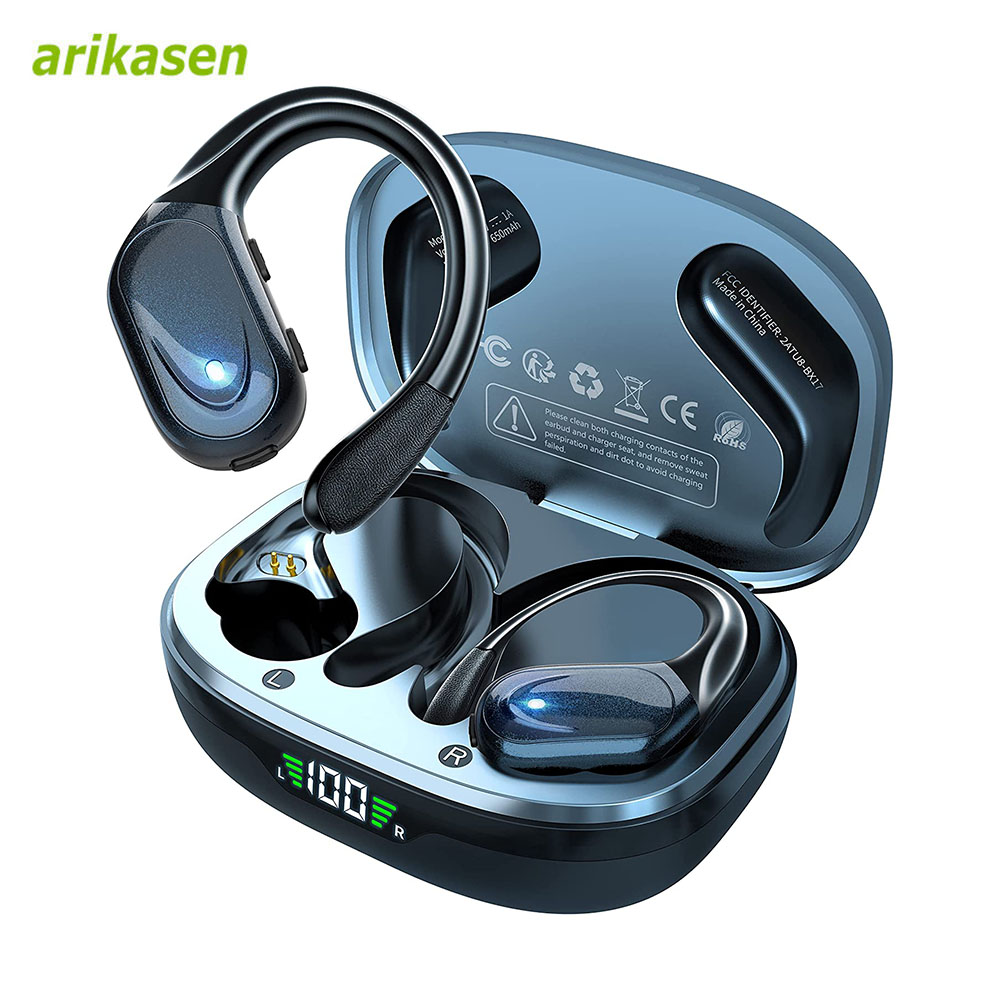 Anc Wireless Over Ear Headphones - Kabellose Ohrhörer, Sport-Bluetooth 5.3-Kopfhörer mit Mikrofon