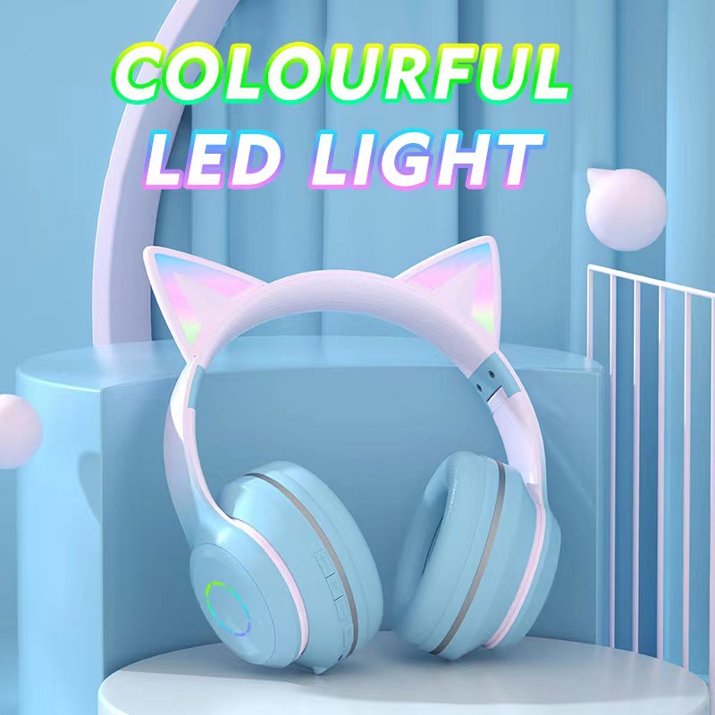 Cat Ear Bluetooth Headset Led - Neues Bestseller-Bluetooth-Headset ST89M mit Farbwechsel-LED und
