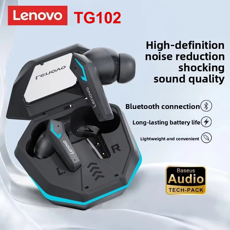 Gaming Headset With Mic Rgb - Lenovo TG102 Gaming Kabellose Ohrhörer Bluetooth