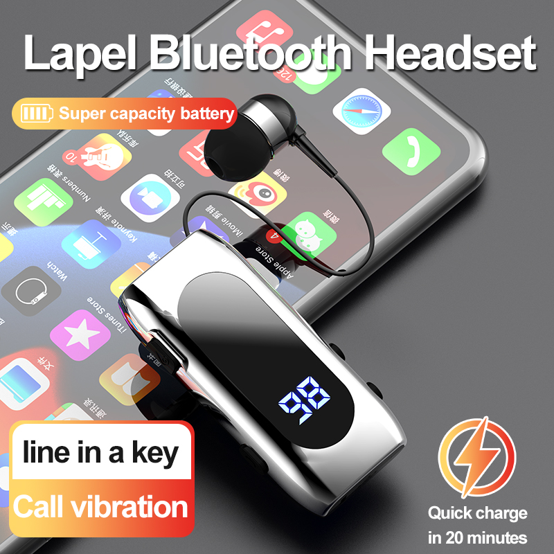 Type C Wired Earphones With Mic - K55 Bluetooth-Kopfhörer mit Ansteckclip, über 20