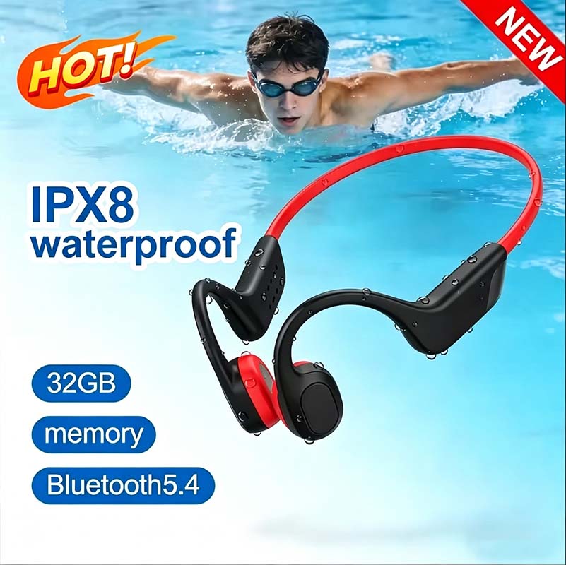Bone Conduction Running Headphones - 2026 Neue Knochenleitungs-Bluetooth-Kopfhörer Nicht Im-Ohr Sport-Ohrhörer