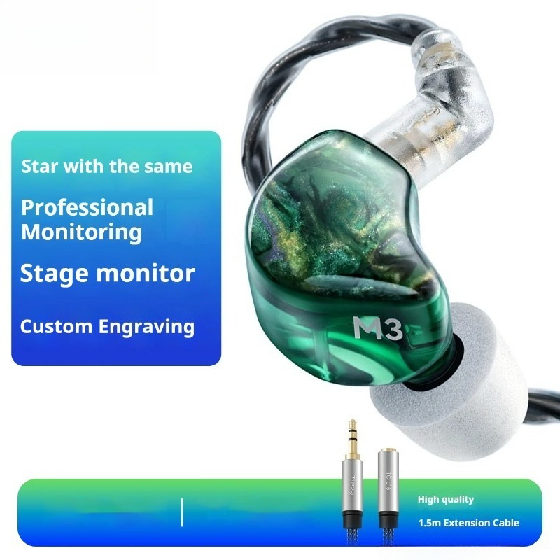 In Ear Monitors For Singers - M3 Monitoring-Kopfhörer In-Ear Kabelgebunden mit Hochauflösender