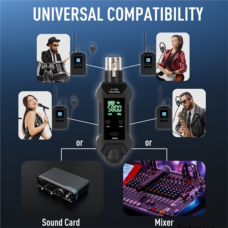 J-11U Kabelloser In-Ear-Monito – In Ear Monitors For Singers Bewertung und Preis