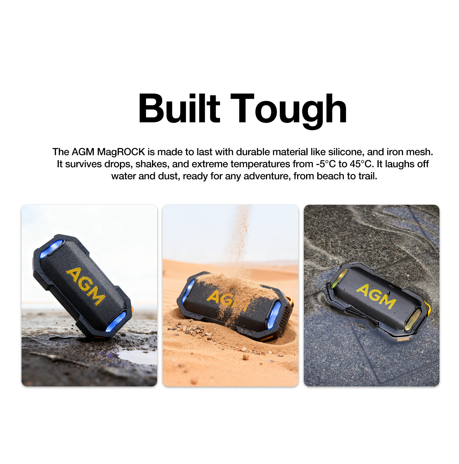 AGM Outdoor Kabelloser Lautspr – Portable Bluetooth Speaker Waterproof Ipx7 Bewertung und Preis