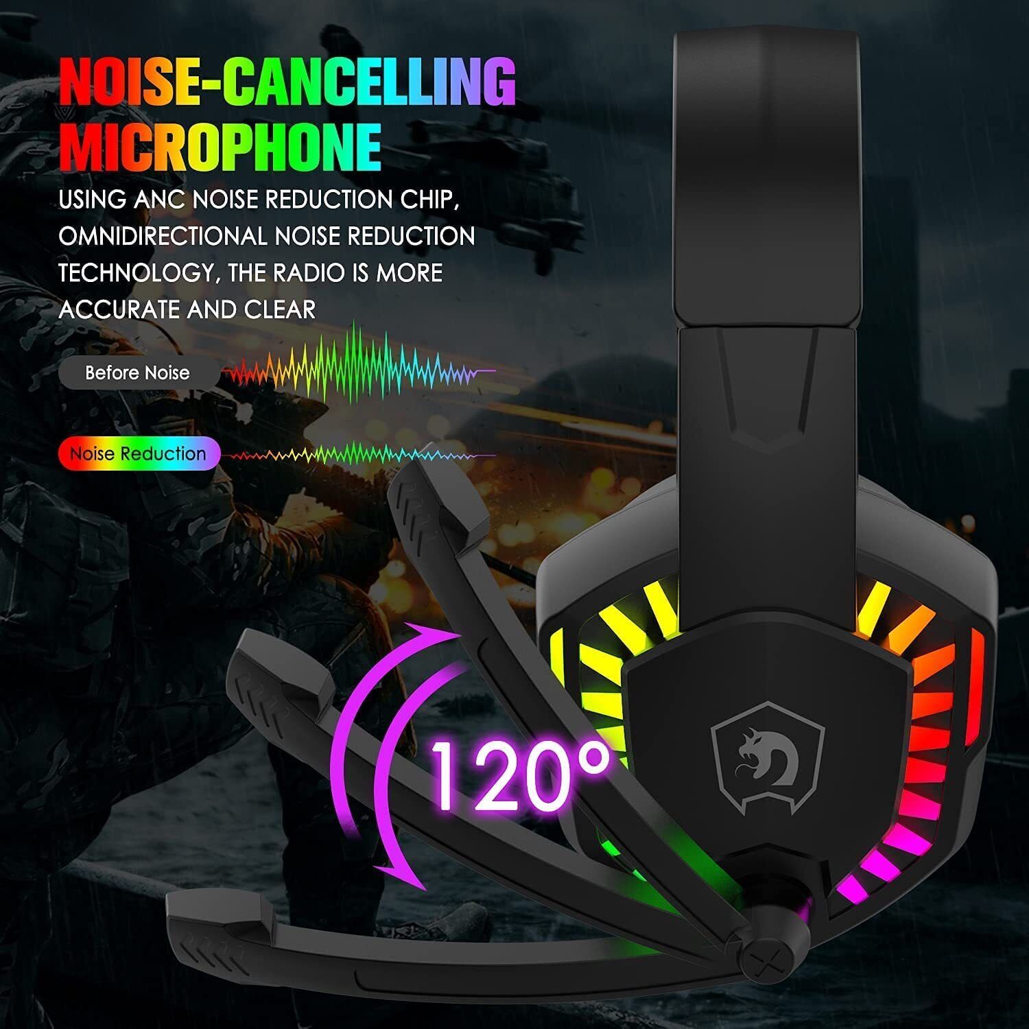 MAMBASNAKE CY907 Kabelgebunden – Gaming Headset With Mic Rgb Bewertung und Preis