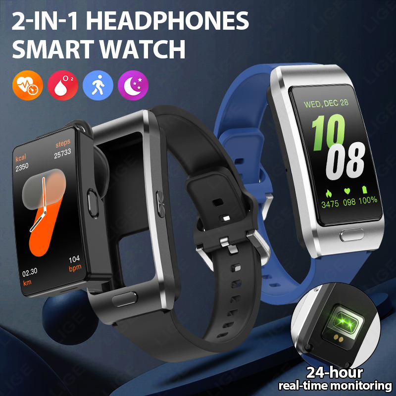 LIGE Neue Smartwatch mit Ohrhö – Tws Earbuds Bluetooth 5.3 Bewertung und Preis