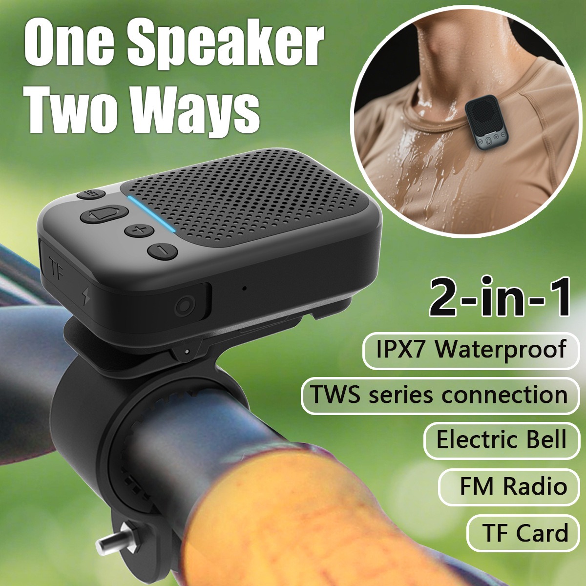 Mini Fahrrad Drahtlose Lautspr – Portable Bluetooth Speaker Waterproof Ipx7 Bewertung und Preis