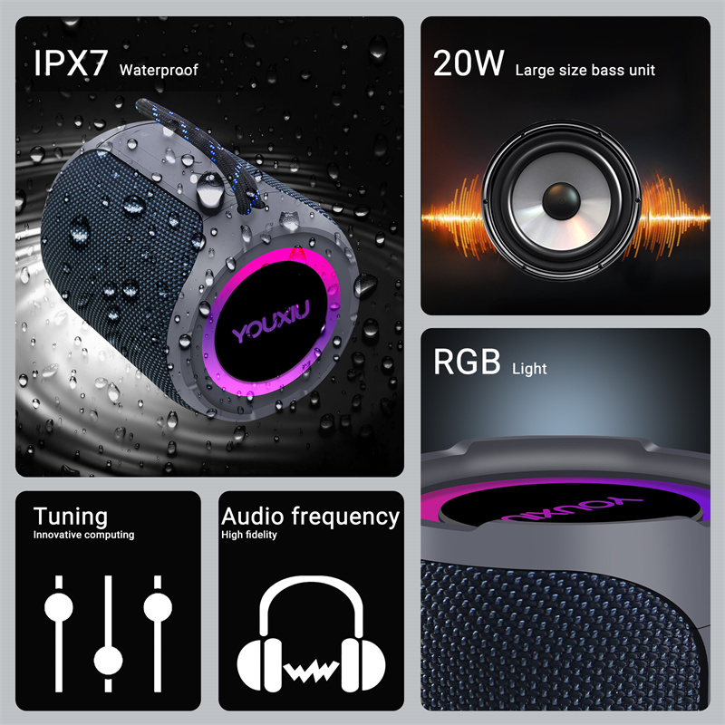 40 W tragbarer Bluetooth-Lauts – Portable Bluetooth Speaker Waterproof Ipx7 Bewertung und Preis