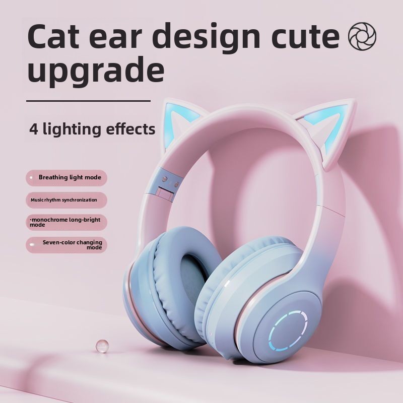 Neuer Bestseller RGB Kopfhörer – Cat Ear Bluetooth Headset Led Bewertung und Preis