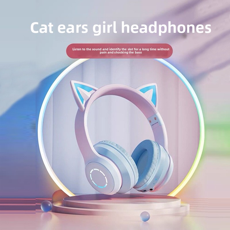 Neuer Bestseller RGB Kopfhörer – Cat Ear Bluetooth Headset Led Bewertung und Preis