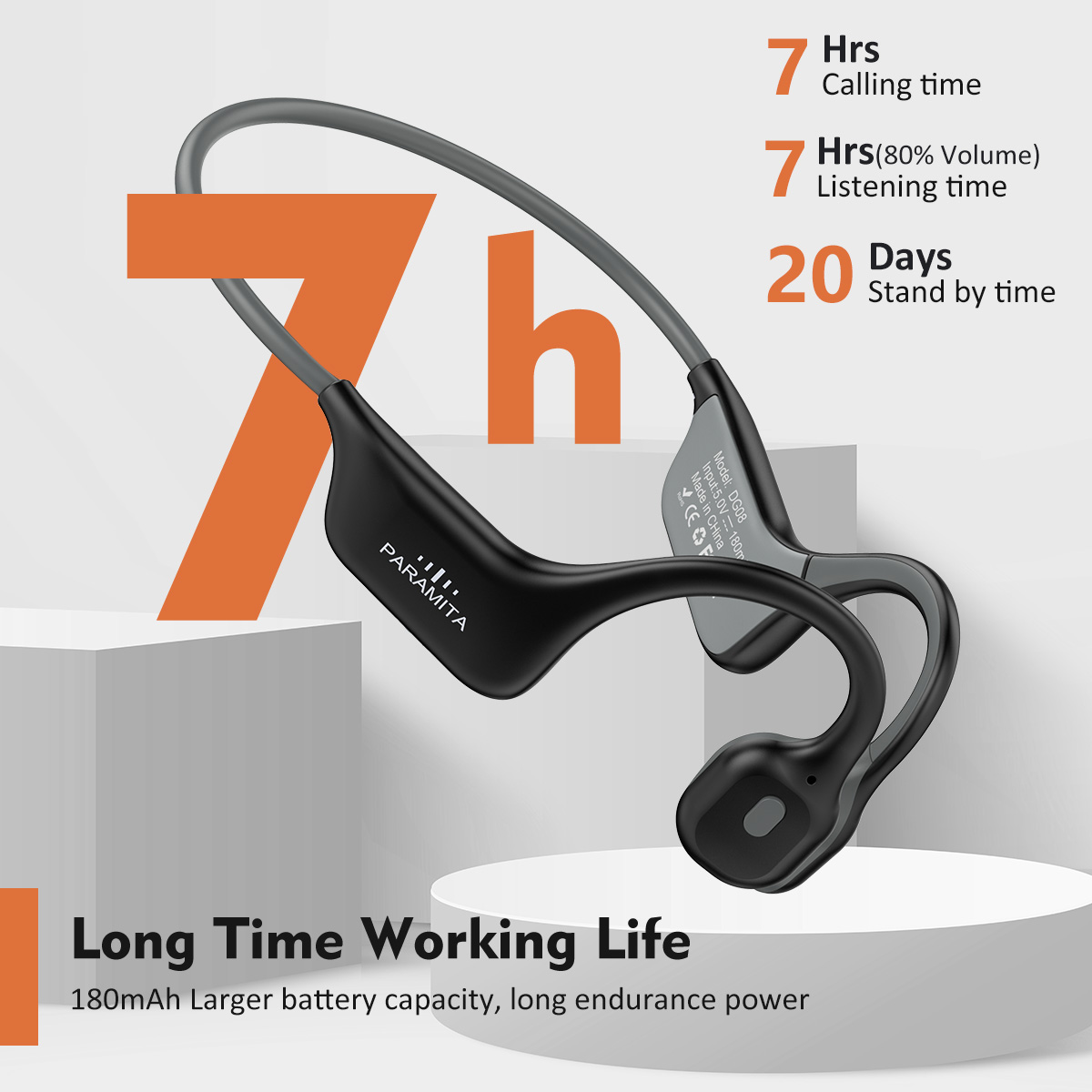 2024 Classic DG08 Knochenleitu – Bone Conduction Running Headphones Bewertung und Preis