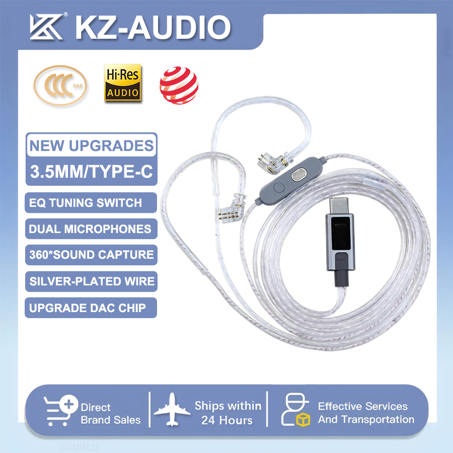 KZ M2 versilbertes Kopfhörerka – Type C Wired Earphones With Mic Bewertung und Preis