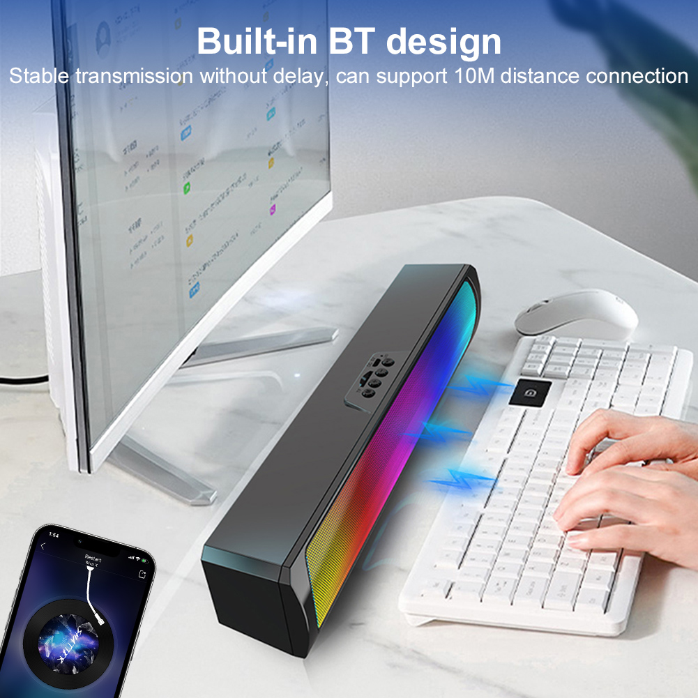 Tragbare Computer-Soundbar-Lau – Rgb Computer Soundbar For Pc Bewertung und Preis