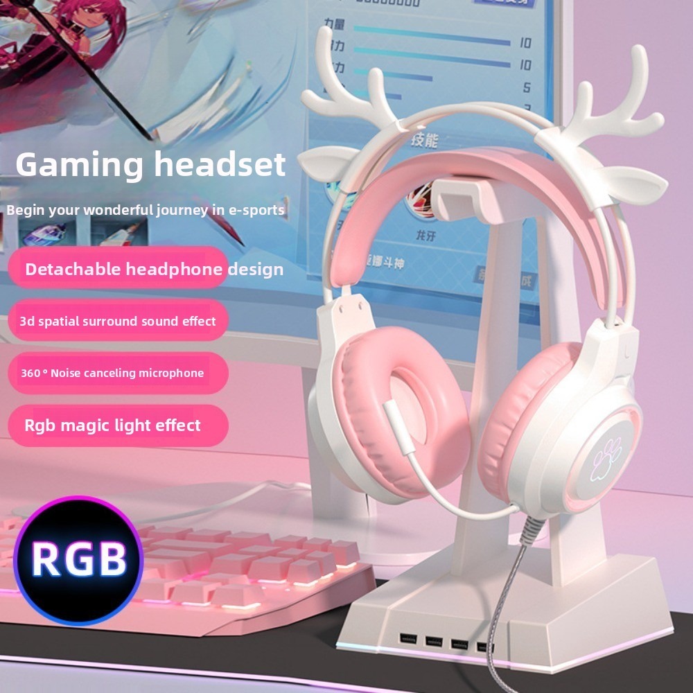 RGB-Gaming-Kopfhörer mit hocha – Gaming Headset With Mic Rgb Bewertung und Preis